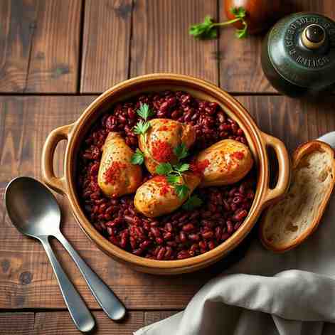 Cabidela Recipe - Portuguese Chicken & Blood Rice Dish